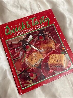 Quick & Tasty Christmas Gifts Cookbook - Red Holiday Cover